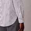 Washed Poplin Stripe Button-Down Shirt