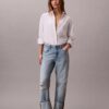 Wide Cuff Relaxed Jeans