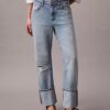 Wide Cuff Relaxed Jeans