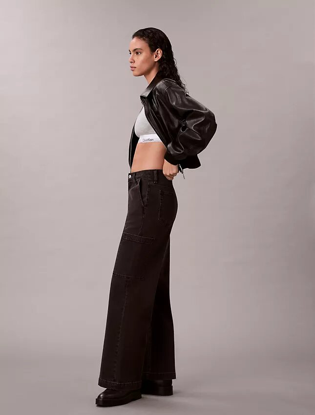 Wide Leg Cargo Jeans Wide Leg Cargo Jeans