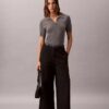 Wide Leg Cropped Chino Pant Wide Leg Cropped Chino Pant