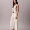 Wide Leg Cropped Chino Pant Wide Leg Cropped Chino Pant