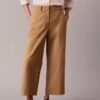 Wide Leg Cropped Chino Pant Wide Leg Cropped Chino Pant