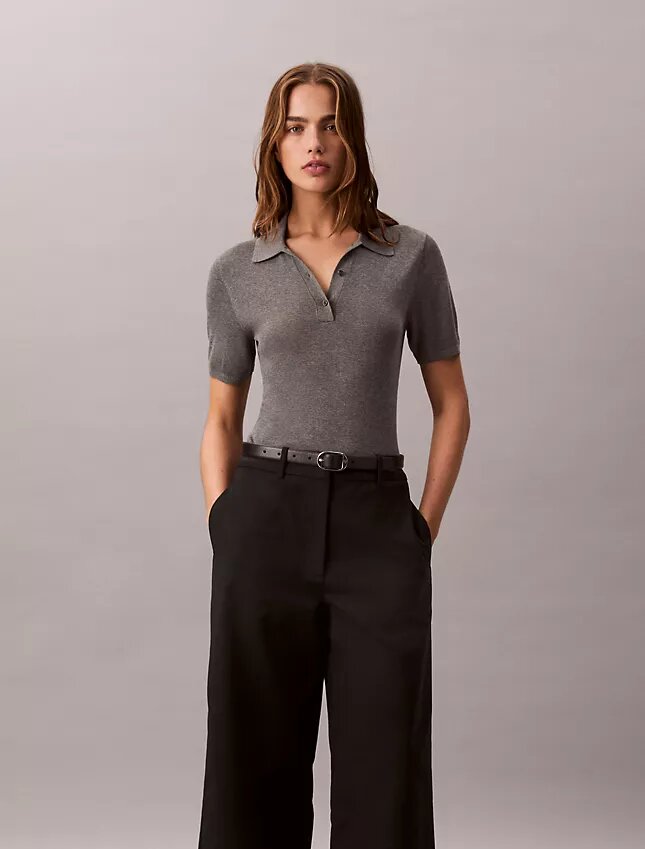 Wide Leg Cropped Chino Pant Wide Leg Cropped Chino Pant