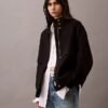 Wool Blend Bomber Jacket Wool Blend Bomber Jacket
