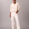 Wool Blend Boucle V-Neck Sweater Wool Blend Boucle V-Neck Sweater