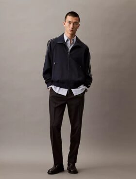 Wool Blend Pull-On Pants