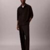 Wool Blend Relaxed Button-Down Shirt Wool Blend Relaxed Button-Down Shirt