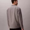 Wool Blend Relaxed Button-Down Shirt Wool Blend Relaxed Button-Down Shirt