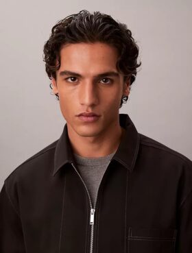 Wool Blend Relaxed Shirt Jacket
