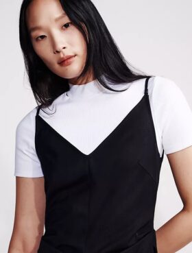 Wool Blend Tailored Dress Wool Blend Tailored Dress
