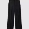 Wool Blend Tailored Pants