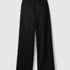 Wool Blend Tailored Pants