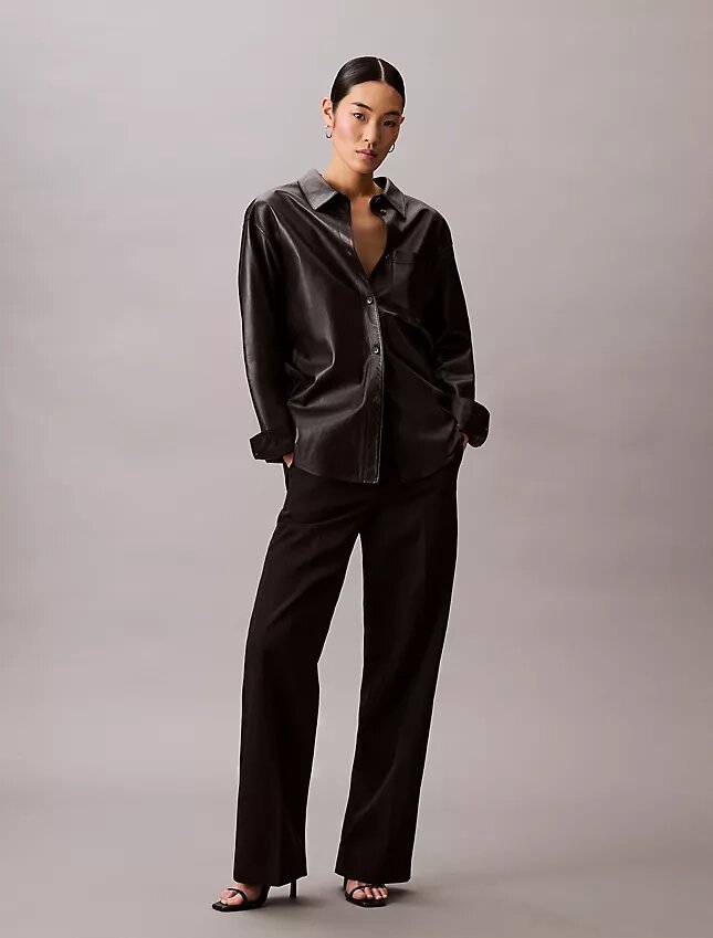 Wool Gabardine Blend Trouser Wool Gabardine Blend Trouser