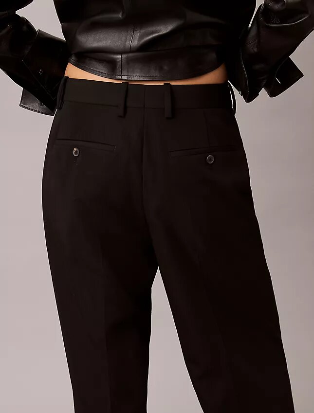 Wool Gabardine Blend Trouser Wool Gabardine Blend Trouser