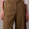 Wool Gabardine Wide Leg Trouser Wool Gabardine Wide Leg Trouser