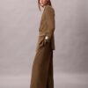 Wool Gabardine Wide Leg Trouser Wool Gabardine Wide Leg Trouser