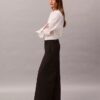 Wool Gabardine Wide Leg Trouser Wool Gabardine Wide Leg Trouser