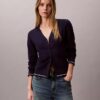 Woven Monologo Cable Cardigan Woven Monologo Cable Cardigan