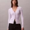 Woven Monologo Cable Cardigan Woven Monologo Cable Cardigan