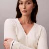 Woven Monologo Cable Cardigan Woven Monologo Cable Cardigan