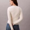 Woven Monologo Cable Cardigan Woven Monologo Cable Cardigan