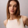 Woven Monologo Cable Knit Tank Woven Monologo Cable Knit Tank