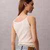 Woven Monologo Cable Knit Tank Woven Monologo Cable Knit Tank