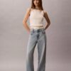 Woven Monologo Cable Knit Tank Woven Monologo Cable Knit Tank