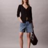 Woven Monologo Fine Rib Slim Cardigan Woven Monologo Fine Rib Slim Cardigan