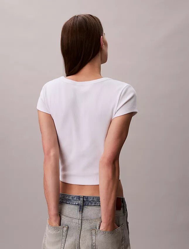 Woven Monologo Slim T-Shirt Woven Monologo Slim T-Shirt