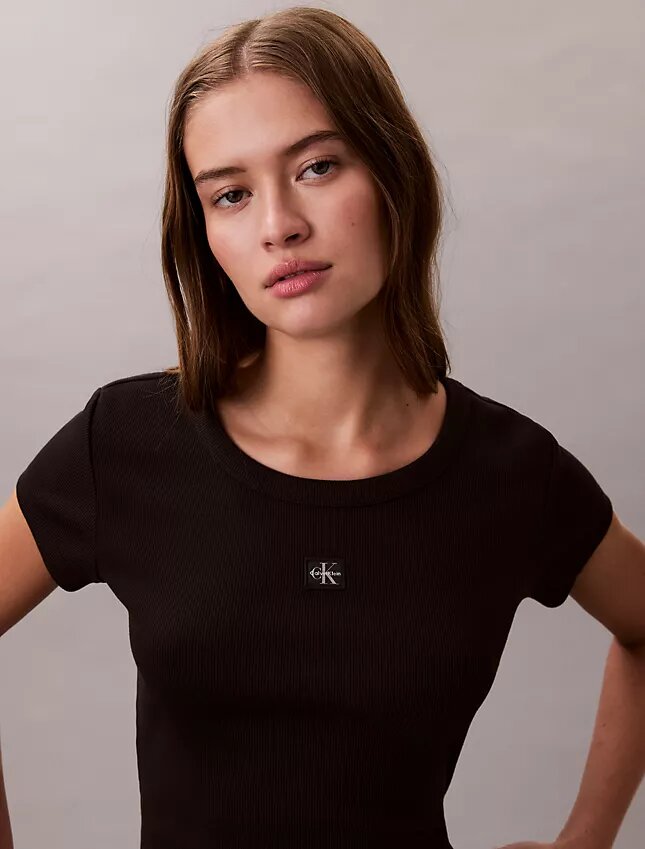 Woven Monologo Slim T-Shirt Woven Monologo Slim T-Shirt