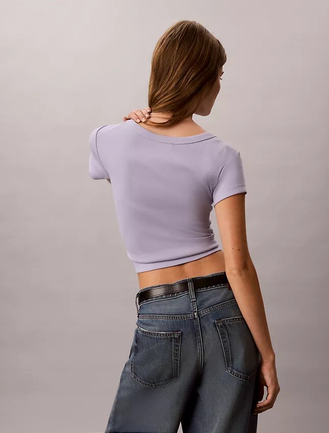 Woven Monologo Slim T-Shirt Woven Monologo Slim T-Shirt