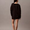 Woven Viscose Button-Down Sleep Shirt Woven Viscose Button-Down Sleep Shirt