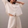Woven Viscose Sleep Shorts