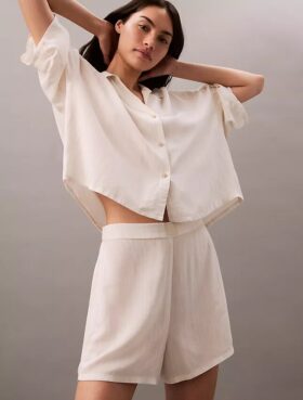Woven Viscose Sleep Shorts Woven Viscose Sleep Shorts