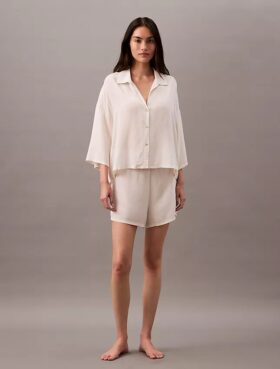 Woven Viscose Sleep Shorts Woven Viscose Sleep Shorts