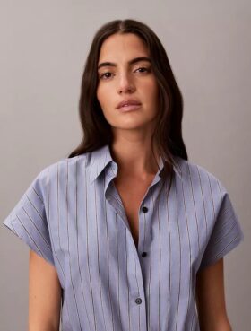 Yarn-Dyed Poplin Cotton Romper Yarn-Dyed Poplin Cotton Romper