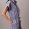 Yarn-Dyed Poplin Cotton Romper