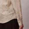 Yarn-Dyed Stripe Crinkle Relaxed Button-Down Shirt Yarn-Dyed Stripe Crinkle Relaxed Button-Down Shirt