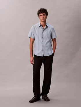 Yarn-Dyed Stripe Stretch Classic Shirt