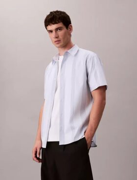 Yarn-Dyed Stripe Stretch Classic Shirt