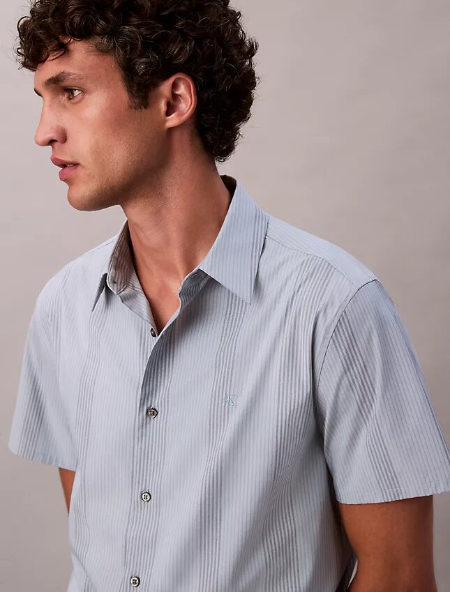 Yarn-Dyed Stripe Stretch Classic Shirt Yarn-Dyed Stripe Stretch Classic Shirt