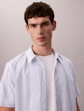 Yarn-Dyed Stripe Stretch Classic Shirt
