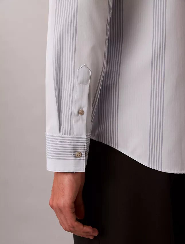 Yarn-Dyed Stripe Supima Stretch Slim Shirt Yarn-Dyed Stripe Supima Stretch Slim Shirt